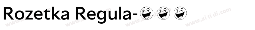 Rozetka Regula字体转换 Rozetka Regula字体转换